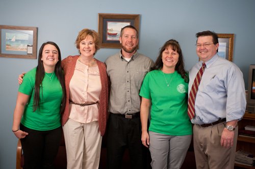 group of therapists gathering for a picture